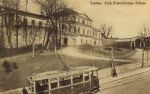 Pałac Myśliwski i oranżeria, pocztówka z 1913 r